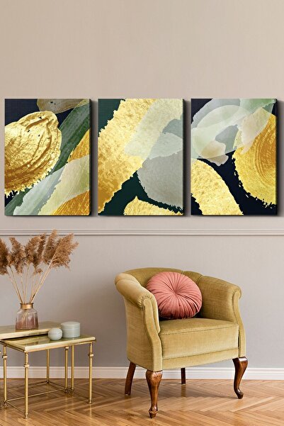Evinemoda Apstraktna slika na platnu od 3 dela - Slika na platnu