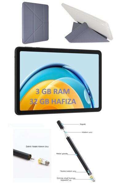 Huawei Matepad Se Tablet 3 Gb Ram 32 Gb Hafıza Gb Kalemlikli Kılıf Kalem Hedi...