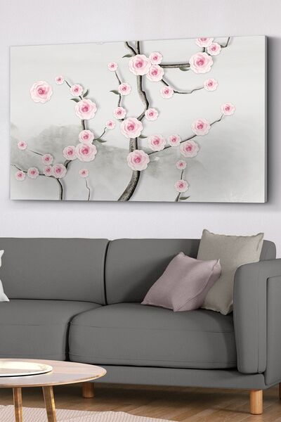 Evinemoda Roze cveće na platnu - Slika na platnu