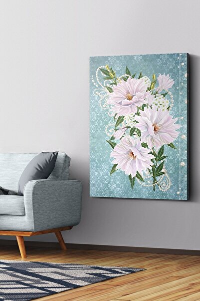 Evinemoda Perlno cveće na platnu - Slika na platnu