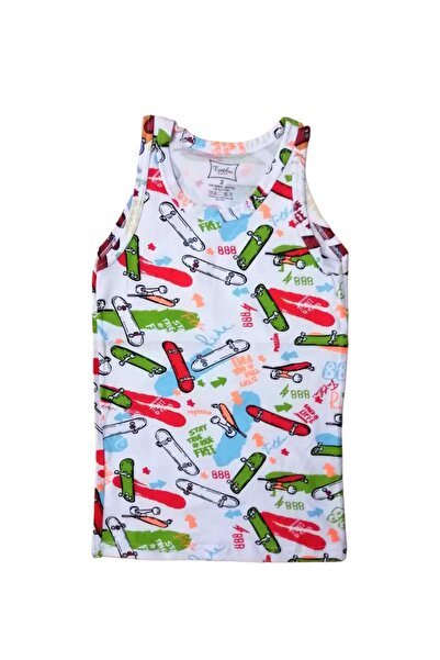 trenddünya Tutku 3-Piece Boy Colorful Cotton Undershirt