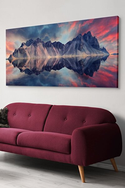 Evinemoda Slika na platnu sa pogledom na planine