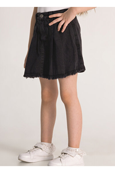 DMB BOYS & GIRLS Çaren Kids- Kız Kot Şort Etek- Denim Şort Etek