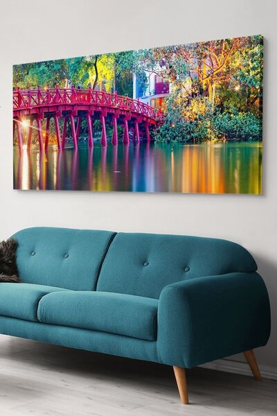 Evinemoda Slika na platnu "Ružičasti most"