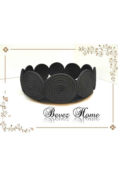 BEVEZ HOME Кошница от юта - ръчно плетена, многофункционална, органайзер за баня и кухня