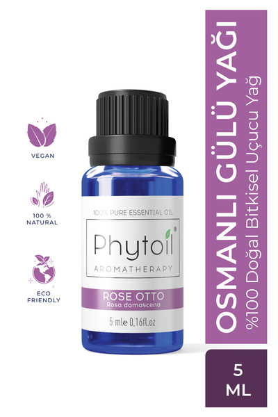phytoil Organik Osmanlı Gülü Uçucu Yağı -rose Otto 5 ml