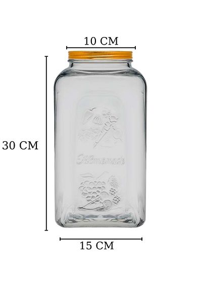 Paşabahçe Homemade 5 Lt Pickle Food Jar 4 Pieces