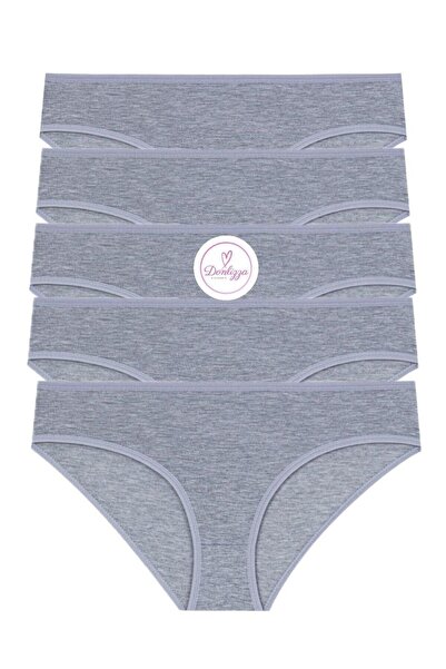 DONLİZZA Gri Pamuklu Külot 5 Adet