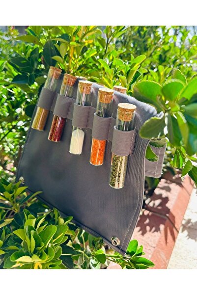 mykhediyevesanatatölyesi Çantalı Kamp Baharatlık Seti Kamp Malzemeleri Su Geçirmez Çadır Karavan