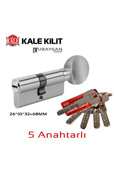Kale Kilit KALE 164 BME 68MM MANDALLI BAREL 5 ANAHTARLI GÖBEK