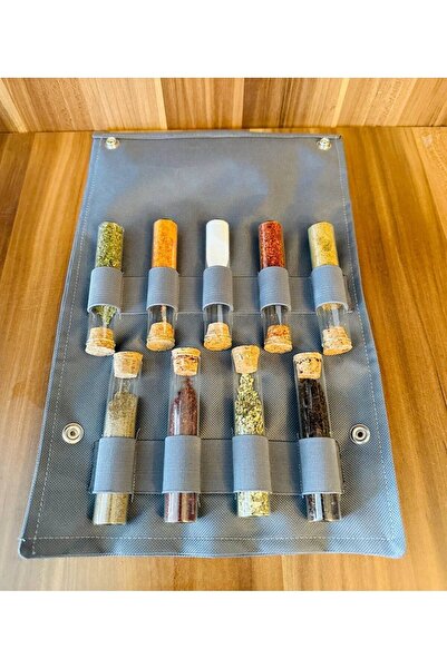 mykhediyevesanatatölyesi Çantalı Kamp Baharatlık Seti Kamp Malzemeleri Su Geçirmez Çadır Karavan