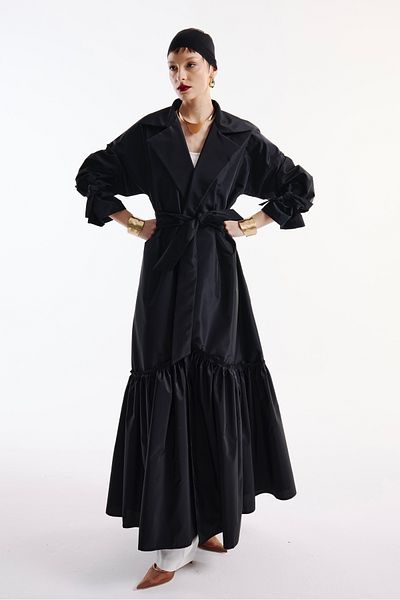Nuum Design Flywheel Detailed Kaftan Black