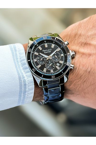 Ferrucci Men's Functional Stylish Wristwatch