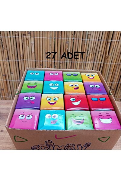 Çimoji MİDİ KÜP ÇİM ADAM 27 ADET DOĞUM GÜNÜ ÇOCUKLAR İÇİN BİTKİ YETİŞTİRME DE...