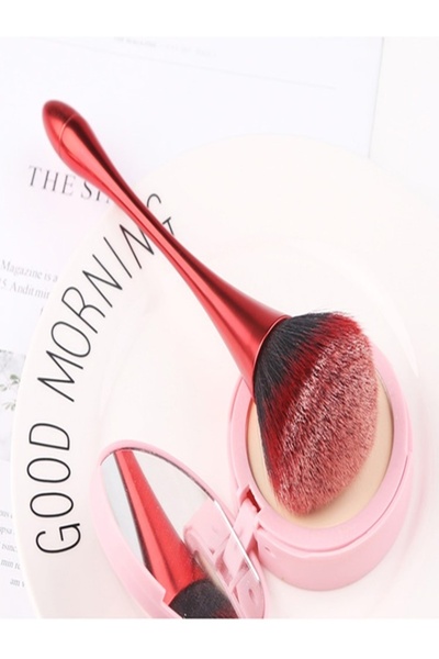 newnet Četkica za rumenilo od mineralnog praha - mekana, zakrivljena, besprek...