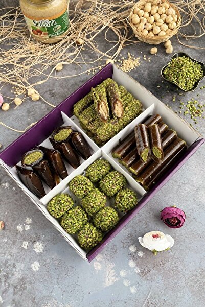 Sultan Pestil Antep Fıstıklı Karışık Pestil Paketi 1000 gr