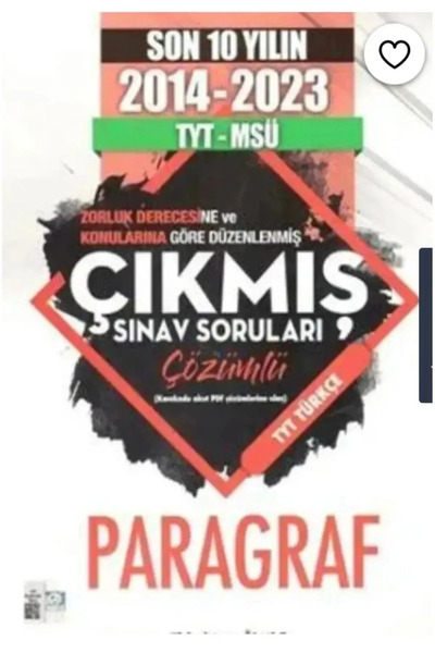 Apotemi Yayınları 9,10,11 Apotemi Çap YayınlarıÇap TYT MSÜ Paragraf Son 10 Yı...
