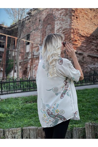 MFU collection Πουκάμισο Viscose Oversize
