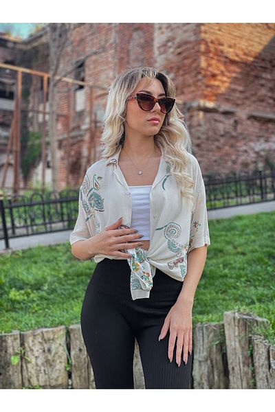 MFU collection Πουκάμισο Viscose Oversize