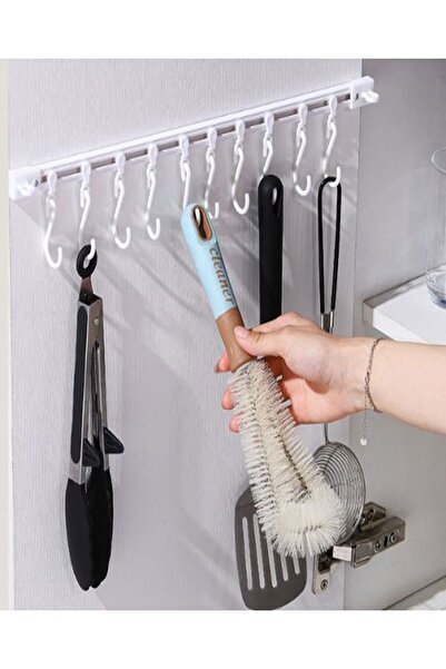 Özasya AVM Hareketli 10 Kancalı Kendinden Yapışkanlı Askı 40cm