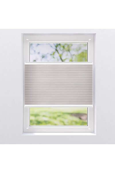 MD Plise Beyaz Alüminyum Kasa Karartma (BLACKOUT) Plise Perde