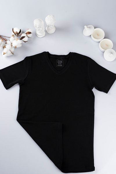 PİNUPTEX Men's V-Neck Cotton T-shirt / Undershirt