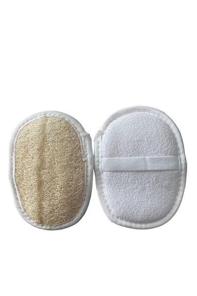 FBW 2 Pieces Natural Pumpkin Peeling - Oval Fiber & Scrub