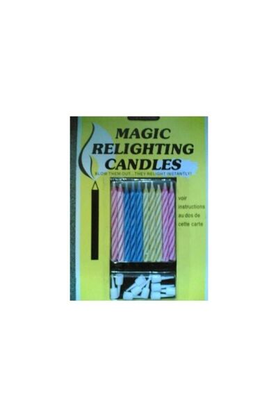 CNGZSHOP 1 Paket Sönmeyen Sihirli Mum Magıc Relıgh Candle 10'lu