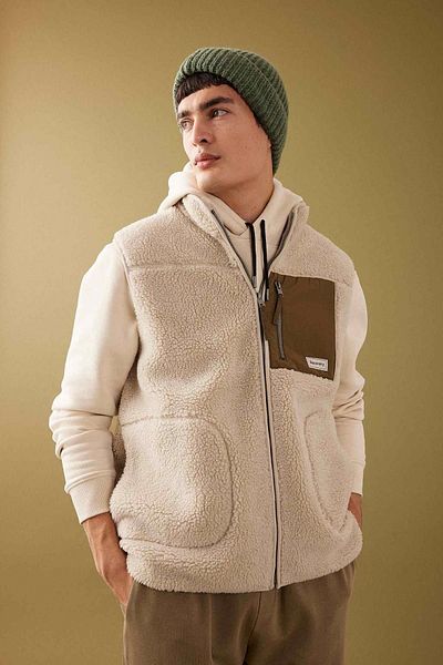 DeFacto Discovery Channel Βελούδινο γιλέκο Oversize - Stand Collar B4106ax24sp