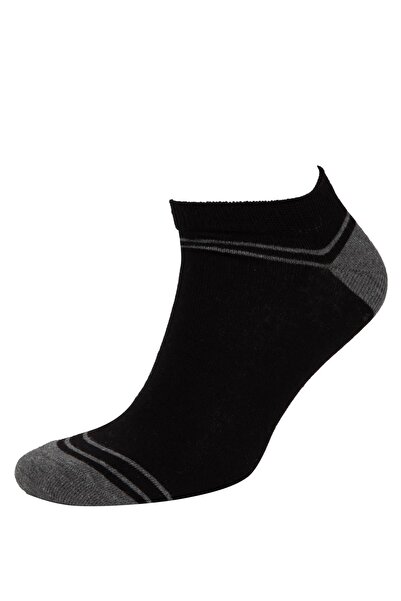DeFacto Men's Cotton 3-Piece Booties Socks Set - C0112axns