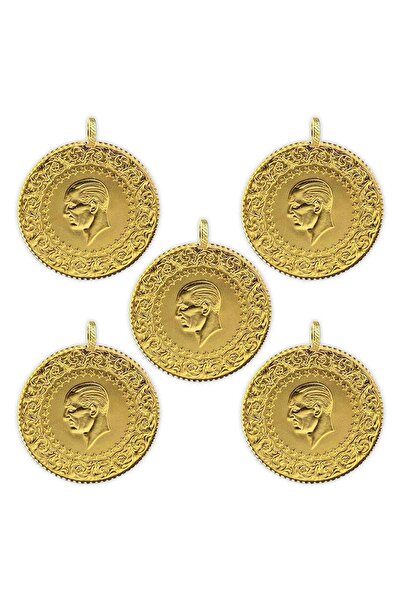 RimaGold 5 Adet Çeyrek Altın Yeni Tarihli Set