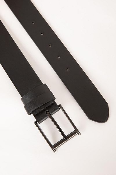 DeFacto Faux Leather Jean Belt - Men's, Rectangular Buckle, B7346axns