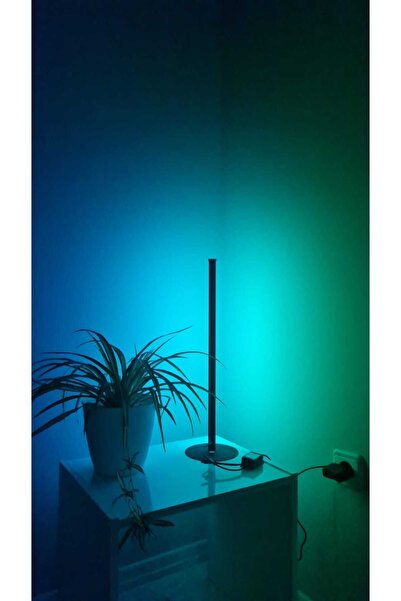 Smyrna Store RGB Lambader Kumandalı Dekoratif Masaüstü Yatak Başı LED Lambader Aydınlatması 50CM