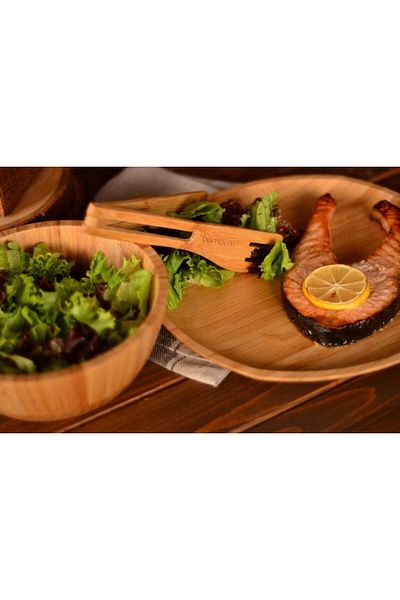 Bambum Puttanesca Tongs - Bamboo Serving Tongs 18 cm