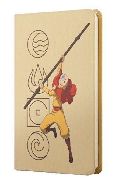 Genel Markalar Avatar 4 Element Sert Kapak Mini Defter Krem 95 Yaprak Çizgisiz