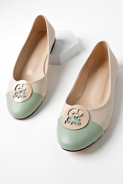 MUGGO Vargas Daily Orthopedic Stylish and Comfortable Women's Buckled Ballerinas