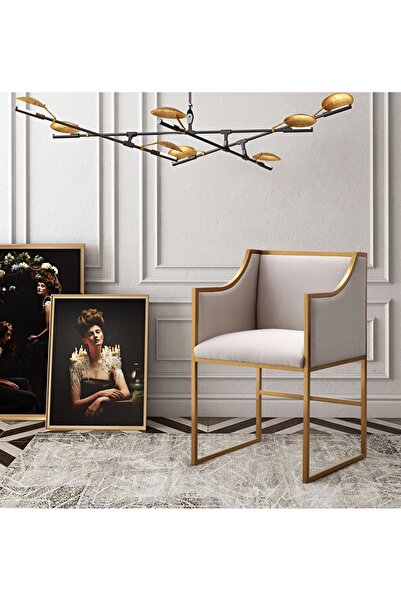 Püff Konsept Sanat & Dekorasyon Modern Roma Metal Berjer