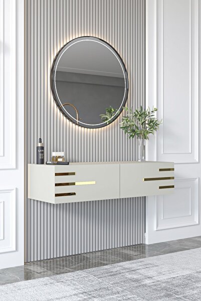 Givayo Mobilya İon Dresuar Gold 100 Cm Kumtaşı