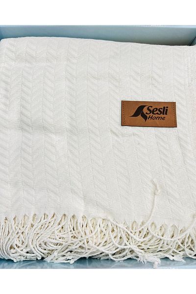 SESLİ HOME بيكيه قطني بقصة ضيقة مع صوت فردي - 160x220 سم