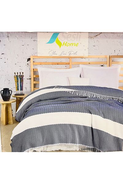 SESLİ HOME Single Sound Slim Fit Cotton Pique - 160x220 cm