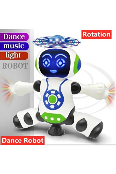 TRUST STORE DANS EDEN ROBOT PERVANELİ 3D IŞIKLI SESLİ MÜZİKLİ PİLLİ ROBOT OYUNCAK