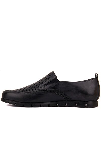 SailLakers - Σκούρο μπλε δερμάτινα ανδρικά παπούτσια casual 101-3457-49315