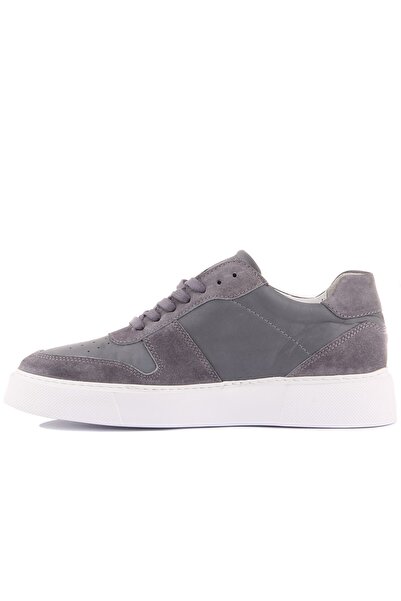 SailLakers - Gray Suede, Leather Men's Casual Shoes 101-7042-He1065
