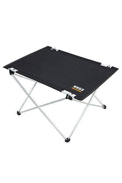 HAEGS Ultralight Katlanır Kamp Sehpası, Piknik, Bbq, Balıkçılık, Avcılık, Plaj Masa Orta Boy Siyah