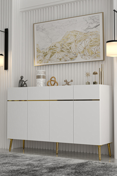 Givayo Mobilya WENDY KONSOL BEYAZ