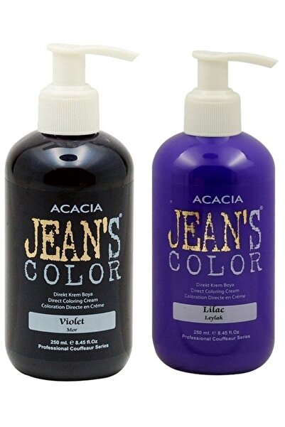 Acacia Jean's Color Mor Violet Saç Boyası 250 Ml + Leylak 250ml ( Ikili Set)