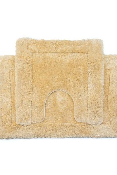 Orange Bed & Bath Bath Mat Set Two Pieces