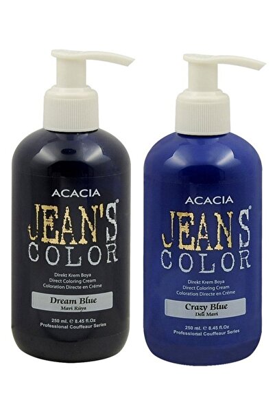 Acacia Jean's Color Deli Mavi 250ml. +mavi Rüya Saç Boyası 250 Ml Dream Blue