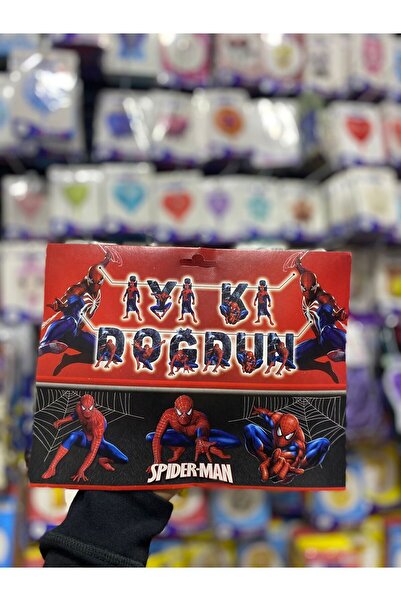 Genel Markalar Örümcek Adam İyi ki Doğdun Banner

- Doğum Günü Ürünleri