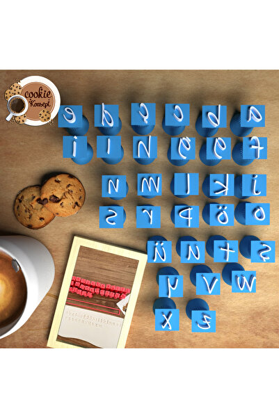 CookieKonsept Kurabiye, Kil, Seramik, Sabun Harf Seti